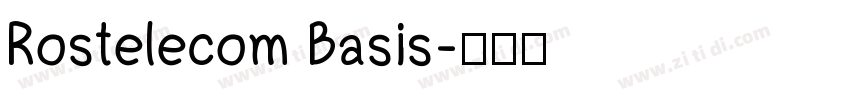 Rostelecom Basis字体转换